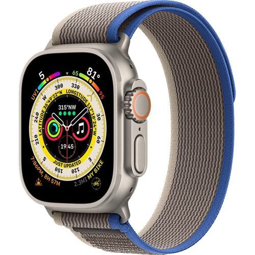 Bracelets de remplacement pour Apple Watch Series 8/7/6/SE/5/4/3/2/1 Bleu+Sticker
 Fiche Technique et Prix au Maroc