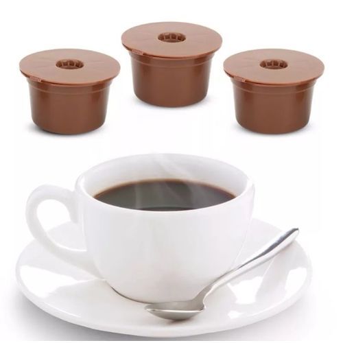Caffitaly 3 Capsules rechargeable réutilisable compatible Caffitaly marron
 Fiche Technique et Prix au Maroc