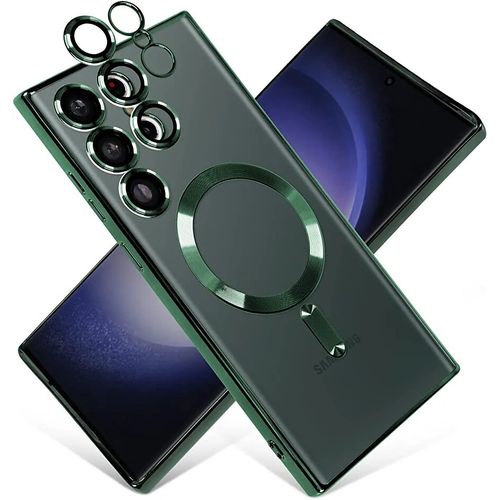 Case Coque pour Samsung S23 Ultra Magsaf vert
 Fiche Technique et Prix au Maroc