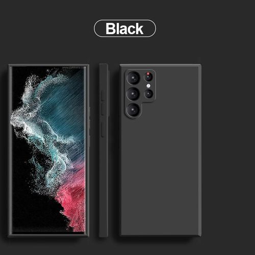 Case Coque pour Samsung S23 ultra Silicone Liquide Protection - Noir
 Fiche Technique et Prix au Maroc