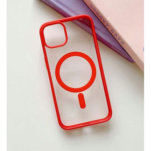 Case iPhone 11 : Coque magnétique transparente MagSafe Rouge
 Fiche Technique et Prix au Maroc