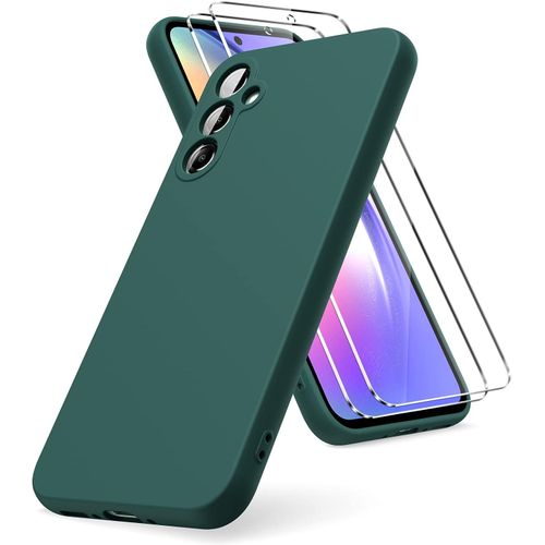 Coque pour Samsung A54 5G Silicone Liquide Protection -vert + Incassable Samsung  A54 5G
 Fiche Technique et Prix au Maroc