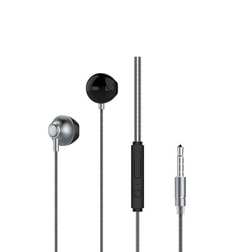 Corn 3.5mm Wired Metal Stereo Earphones - EX002 BLACK
 Fiche Technique et Prix au Maroc