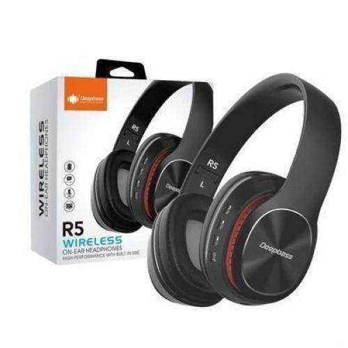 Deep Bass Casque ecouteurs R5 sans fil bluetooth5.0 Stereo Support Carte TF 3,5 mm AUX IN -FM avec microphone
 Fiche Technique et Prix au Maroc