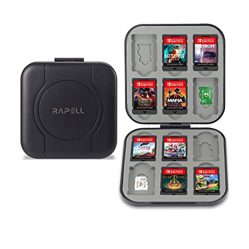 Étui pour 12 cartes de jeu compatible avec Nintendo Switch OLED 2021/Switch/Switch lite, 12 étuis pour cartouches de jeu compatibles avec les cartes de jeu Switch, boîte de rangement de jeu compacte et portable
 Avis, Fiche Technique et Prix au Maroc