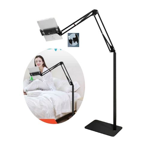 Floor support clip Robuste de téléphone portable/tablette de type au sol plancher de 3,5 à 11pouces
 Fiche Technique et Prix au Maroc