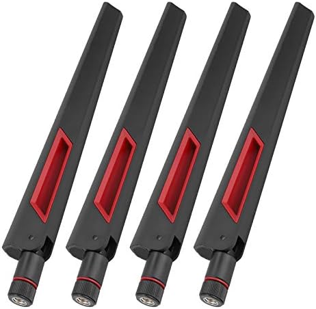 Heayzoki Antenne de routeur avec interface RPSMA 2.4G5G double bande pour adaptateur de routeur WiFi LAN sans fil (4 pièces)
 Avis, Fiche Technique et Prix au Maroc
