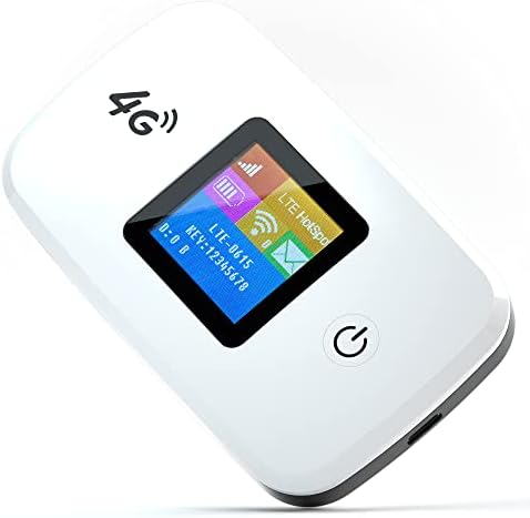 High Eagle Routeur WiFi mobile 4G, routeur Internet sans fil débloqué avec point d'accès mobile WiFi avec emplacement pour carte SIM pour les voyages en plein air, prise en charge de la bande réseau B2/B4/B5/B12/B17
 Avis, Fiche Technique et Prix au Maroc