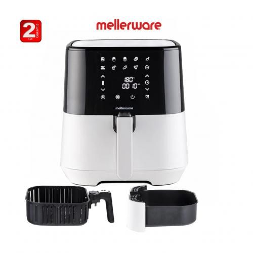 Mellerware Friteuse à air sans huile CRUNCHY PLUSWHITE10 programmesXXL5.5L-2ans de garantie
 Fiche Technique et Prix au Maroc