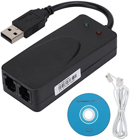 Modem fax, pilote de modem externe double port USB 2.0 56K, modem USB double port, adapté pour Win 98/2000/ME/XP/Vista/CE5.0/10/8.1/8/7
 Avis, Fiche Technique et Prix au Maroc