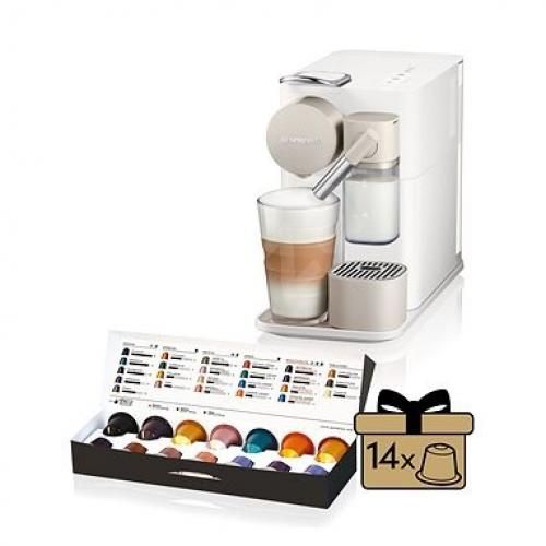 Nespresso Machine a café LATTISSIMA ONE WHITE + 14 capsules Nespresso Offertes
 Fiche Technique et Prix au Maroc