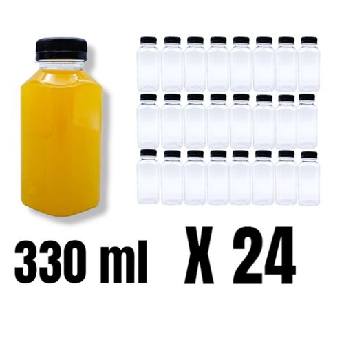 Pack de 24 Bouteille a jus plastique avec Bouchon - 330ml
 Fiche Technique et Prix au Maroc