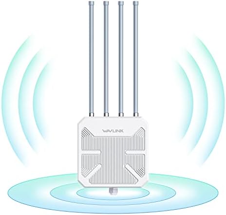 Point d'accès extérieur sans fil WiFi 6 AX1800, WiFi extérieur longue portée WAVLINK avec PoE |  Double bande |  Jusqu'à 128 appareils | Étanchéité IP67, prend en charge l'extension de maille/AP/répéteur pour ferme, cour, camping-car, camping.
 Avis, Fiche Technique et Prix au Maroc