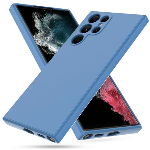 QUIVANA Samsung Galaxy S22 Ultra 5G : Coque pour Ultra Fine / Solide Protection bleu
 Fiche Technique et Prix au Maroc