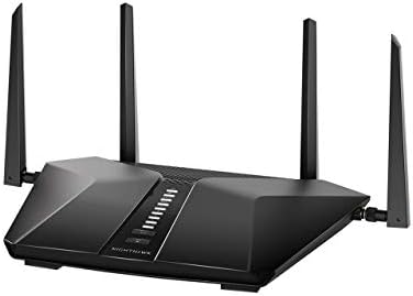 Routeur NETGEAR Nighthawk 5 flux AX5 WiFi 6 (RAX43) – Vitesse sans fil AX4200 (jusqu'à 4,2 Gbit/s) |  Couverture de 2 000 pieds carrés (renouvelée)
 Avis, Fiche Technique et Prix au Maroc