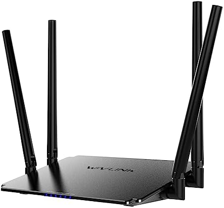 Routeur WiFi sans fil WAVLINK AC1200, routeur WiFi 5 double bande 5 GHz + 2,4 GHz avec antennes 4 x 5 dBi, WAN/LAN 10/100 Mbps, prend en charge le mode routeur/AP/répéteur, technologie de formation de faisceaux
 Avis, Fiche Technique et Prix au Maroc