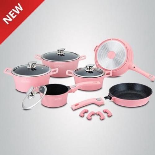 Royalty Line Batterie de cuisine en marbre de 14 pièces ,tout type de feu RL-ES2014M-P
 Fiche Technique et Prix au Maroc