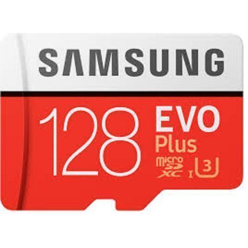Samsung 128GB 100mb/s EVO Plus Class 10 Micro SD Card with Adapter( 128GB) carte mémoire
 Fiche Technique et Prix au Maroc