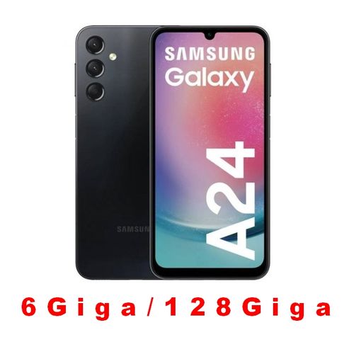 Samsung Galaxy A24 6.6" 4G LTE (6GB RAM + 128GB ROM) - 50 Mpx - noir
 Fiche Technique et Prix au Maroc