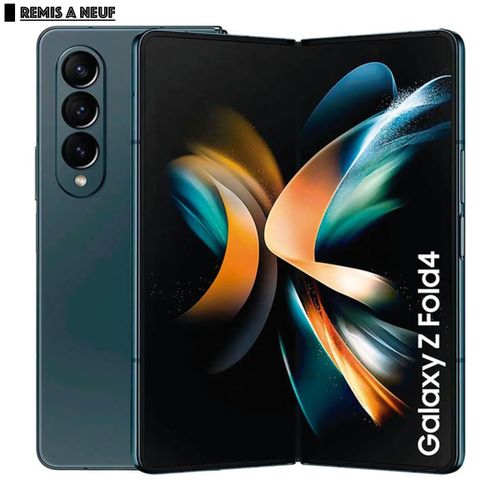 Samsung Galaxy Z Fold 4 (12 Go / 512 Go) AMOLED 120 Hz 7.6" - Graygreen - Remis a neuf
 Fiche Technique et Prix au Maroc