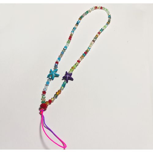 Sangle Lanière Phone Strap Avec Perles Multicouleurs BY ELEGANCY CORNER
 Fiche Technique et Prix au Maroc