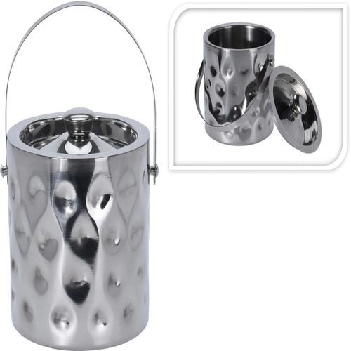 Seau à glace avec couvercle en inox
 Fiche Technique et Prix au Maroc