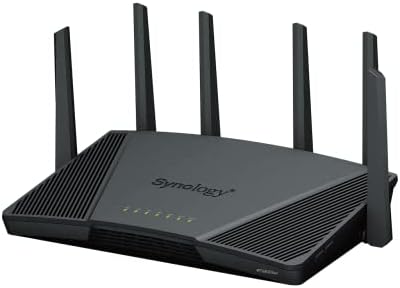 Synology RT6600ax - Routeur Wi-Fi tri-bande 4x4 160 MHz, Ethernet 2,5 Gbit/s, segmentation VLAN, SSID multiples, contrôles parentaux, prévention des menaces, VPN (version américaine)
 Avis, Fiche Technique et Prix au Maroc