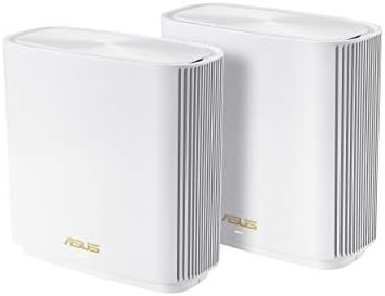 Système ASUS ZenWiFi AX6600 Tri-Band Mesh WiFi 6 (XT8 2PK) – Couverture de toute la maison jusqu'à 5 500 pieds carrés et plus de 6 pièces, AiMesh, sécurité Internet à vie incluse, configuration facile, 3 SSID, contrôle parental, blanc
 Avis, Fiche Technique et Prix au Maroc