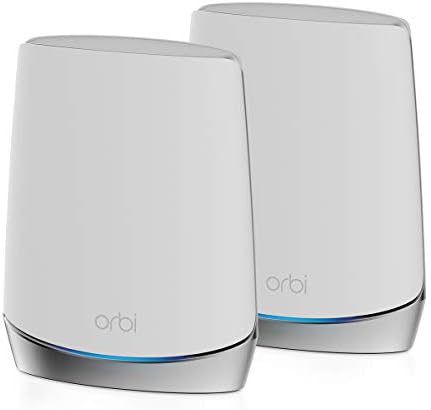 Système WiFi 6 maillé tri-bande pour toute la maison NETGEAR Orbi (RBK752) – Routeur avec 1 extension satellite |  Couverture jusqu'à 5 000 pieds carrés, 40 appareils |  AX4200 (jusqu'à 4,2 Gbit/s)
 Avis, Fiche Technique et Prix au Maroc