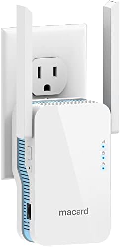 Tout nouveau prolongateur WiFi 2023 1,2 Gb/s - Double bande 5 GHz et 2,4 GHz, nouvelle génération jusqu'à 4 fois plus rapide, plus longue portée que jamais, super antennes, amplificateur de signal avec port Ethernet, compatible Alexa
 Avis, Fiche Technique et Prix au Maroc