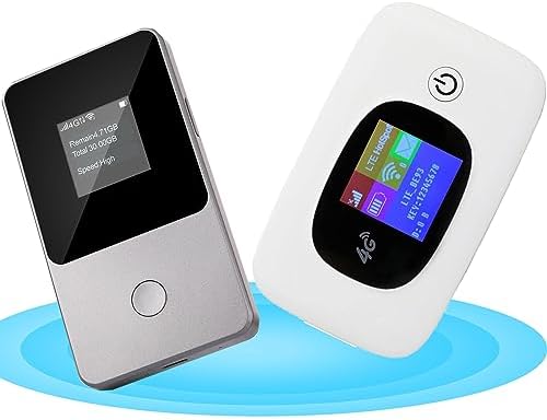 VSVABEFV Hotspot WiFi portable 4G LTE pour voyage et routeur WiFi de voyage 4G LTE avec emplacement pour carte SIM
 Avis, Fiche Technique et Prix au Maroc