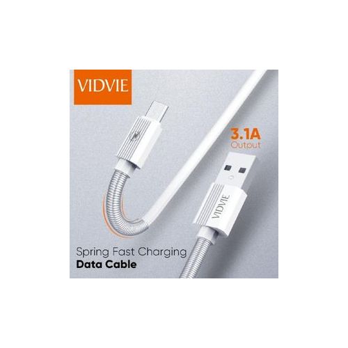 Vidvie Cable Charge Compatible avec Tous les iPhone Lightning Chargeur Blanc 3.1A
 Fiche Technique et Prix au Maroc