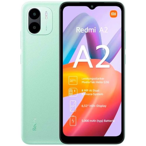 XIAOMI Xiaomi Redmi A2+ 3Go/64Go Vert
 Fiche Technique et Prix au Maroc