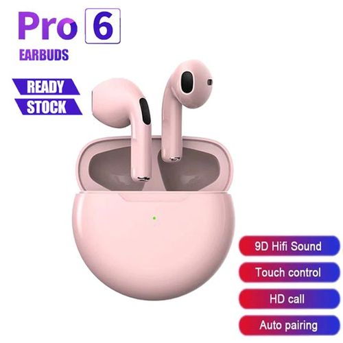 écouteurs Bluetooth Pro 6 pour tout les téléphone portable rose
 Fiche Technique et Prix au Maroc