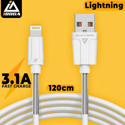 iboga Câble iPhone Câble de chargeur Lightning durable Cordon iPhone Câble de charge Lightning Compatible iPhone
 Fiche Technique et Prix au Maroc