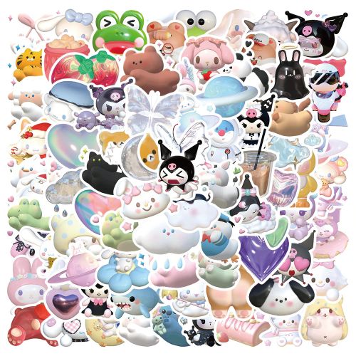 stickers Mélange Mignon D'anime de Bande Dessinée Autocollants Moto Bagage Guitare 50 pcs
 Fiche Technique et Prix au Maroc