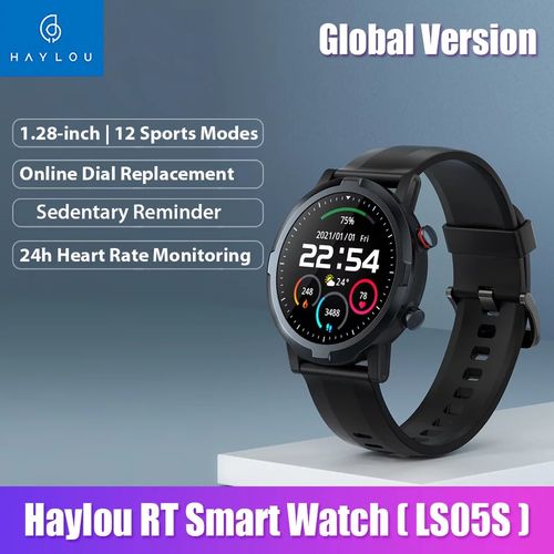 Haylou – montre connectée RT LS05S pour les téléphones Android et iOS, étanche conforme à la norme IP68, moniteur de fréquence cardiaque et de sport,
 Fiche Technique et Prix au Maroc