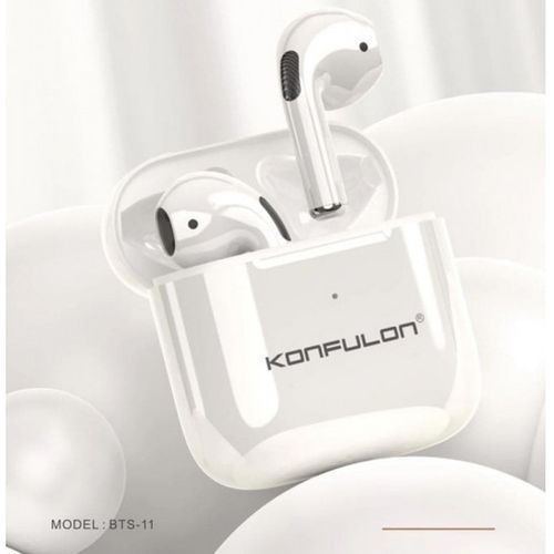 Konfulon Écouteurs sans fil Bluetooth 5.0 TWS oreillettes avec boîte de chargement et micro pour smartphone
 Fiche Technique et Prix au Maroc
