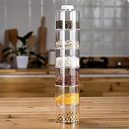 6PCS Boîtes de Rangement d'épices Spice Tower
 Fiche Technique et Prix au Maroc