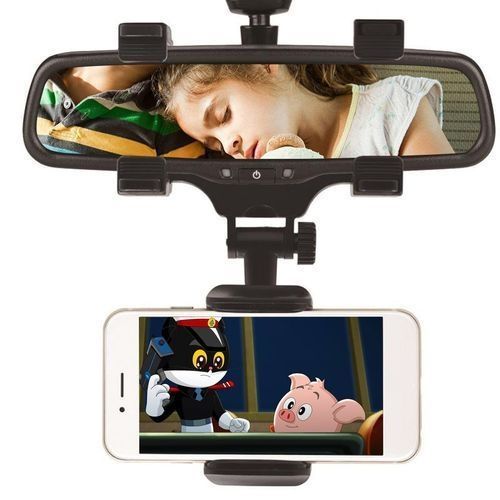 Support Téléphone de Voiture sur Rétroviseur, Tourne 360°, Compatible avec tous les téléphones
 Fiche Technique et Prix au Maroc