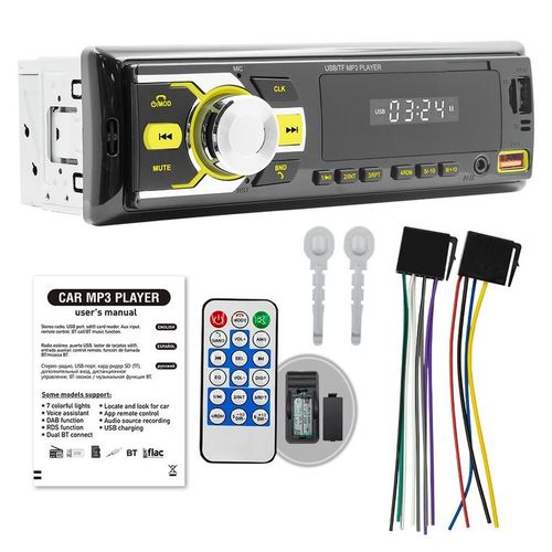 Autoradio numérique Bluetooth D3108, lecteur MP3, FM, audio stéréo
 Fiche Technique et Prix au Maroc