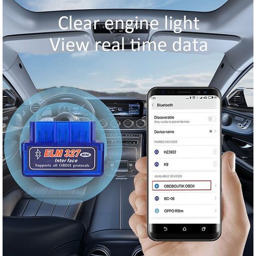 Détecteur de défaut de voiture ELM327 Bluetooth 5.1 OBD Diagnostique de véhicule
 Fiche Technique et Prix au Maroc