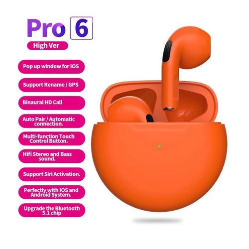 écouteurs Bluetooth Pro 6 pour tout les téléphone portable
 Fiche Technique et Prix au Maroc