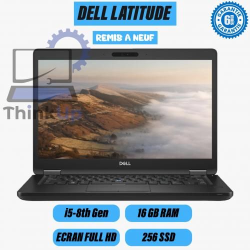 DELL PC portable Latitude 5491 i5 8éme ,16Go DDR4, 256Go SSD, 14" Pouces (Remis à Neuf)
 Fiche Technique et Prix au Maroc