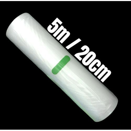Rouleau plastique sous vide pour machine vacuum sealer,5m/20cm
 Fiche Technique et Prix au Maroc
