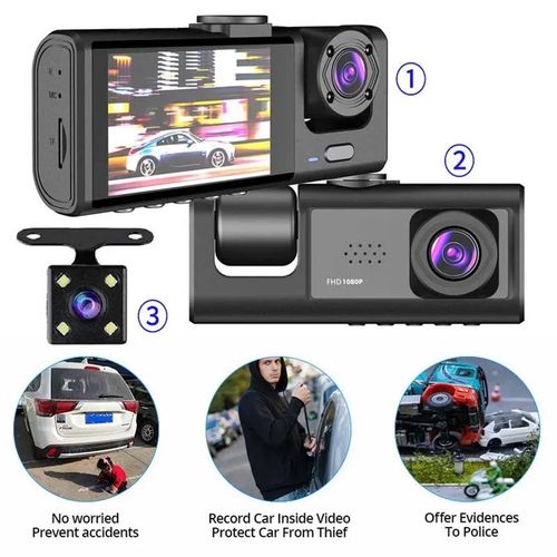 FHD 1080P WiFi Car DVR Enregistreur GPS Dashcam. FHD DVR camera voiture
 Fiche Technique et Prix au Maroc