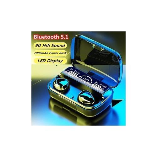 TWS Écouteurs sans fil  Bluetooth 5.1, boîte de charge, résistant à l'eau- m10
 Fiche Technique et Prix au Maroc