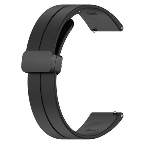 Bracelet en silicone avec boucle magnétique pliable Noir 22mm pour Huawei Watch GT3 46mm, GT 2 GT2 Pro
 Fiche Technique et Prix au Maroc