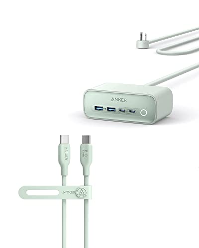 Câble Anker 543 USB C vers USB C (100 W 3 pieds), câble de charge USB 2.0 biosourcé et station de charge Anker 525, multiprise USB C 7 en 1 pour iPhone 12/13
 Fiche Technique et Prix au Maroc