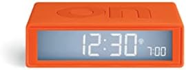 Lexon Flip+ réveil Matin Lumineux, réversible avec Faces on Off et Fonction Snooze, à écran LCD et Lumière Tactile, Radio controllé, en Gomme - Orange
 Avis, Fiche Technique et Prix au Maroc